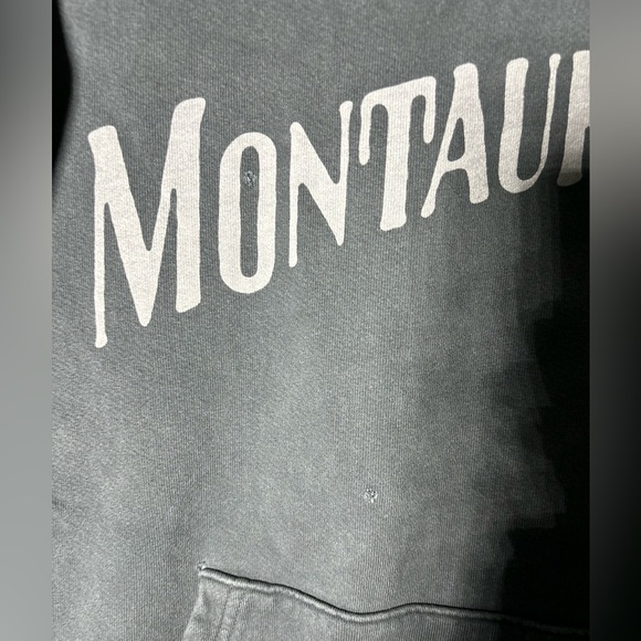 Free People X Retro Brand Montauk Distressed Hoodie Womens Size Medium - Picture 3 of 7